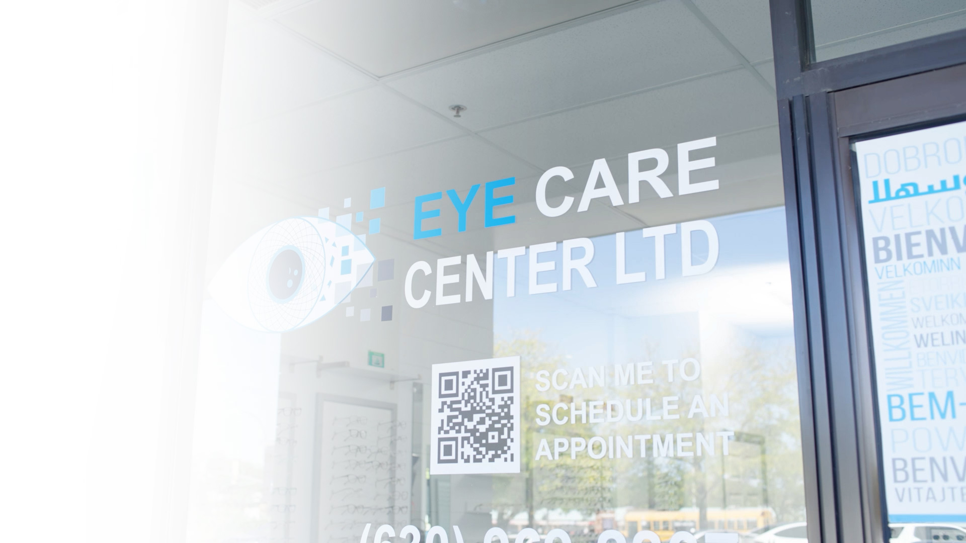 eye care center window